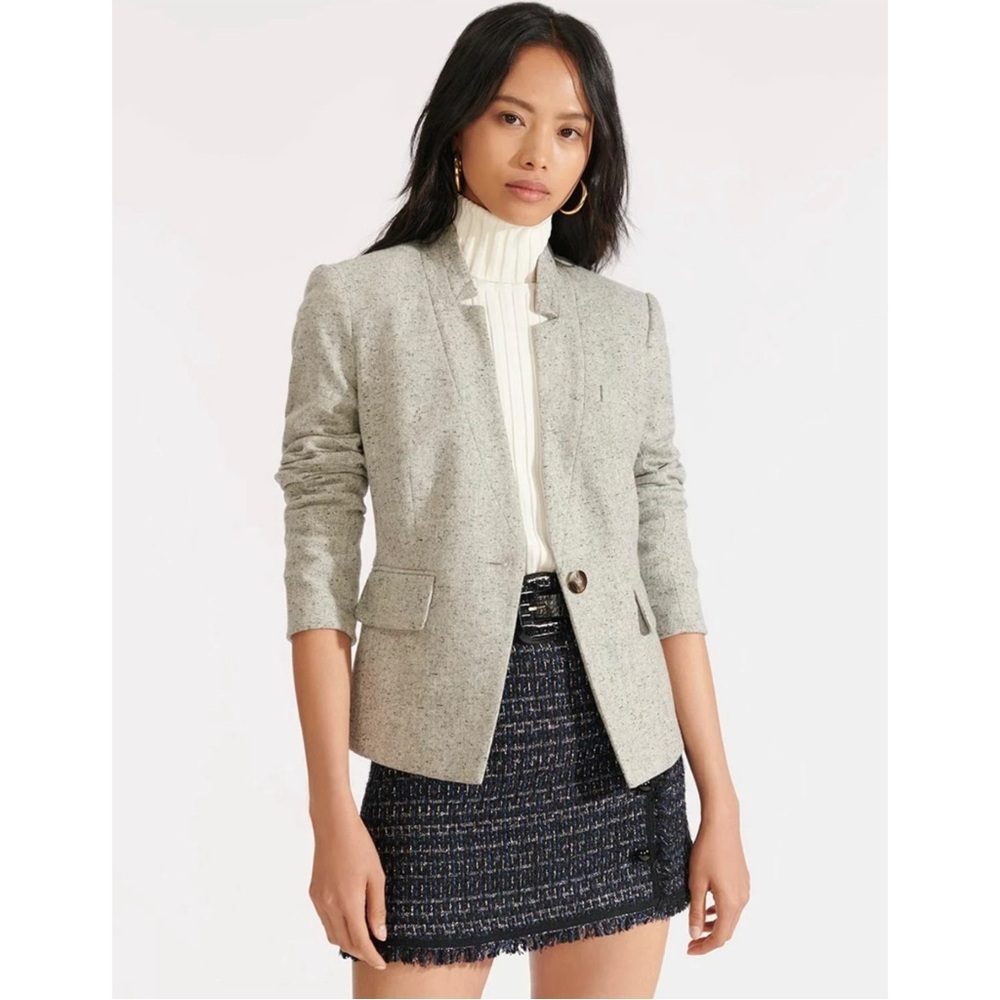 Veronica Beard Farley Dickey Jacket in‎ Gray Size 4